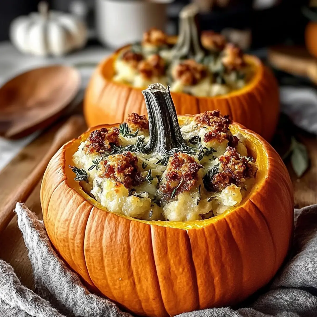 Turkey Sage Stuffed Pumpkins: Your Cozy Fall Feast Awaits