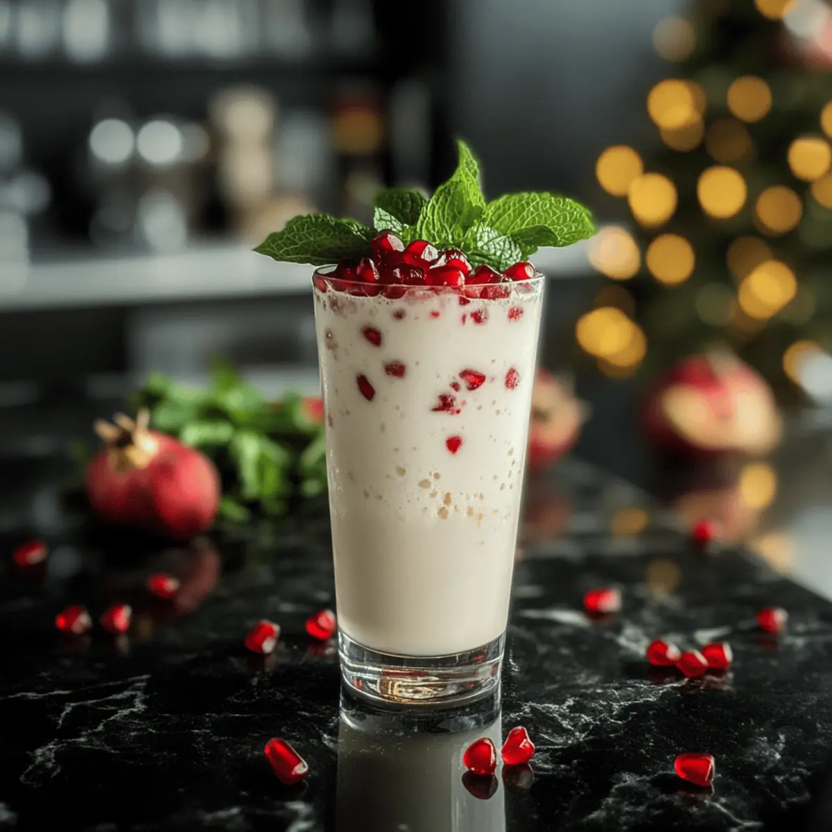 Delight in the Creamy White Christmas Mojito this Holiday Season