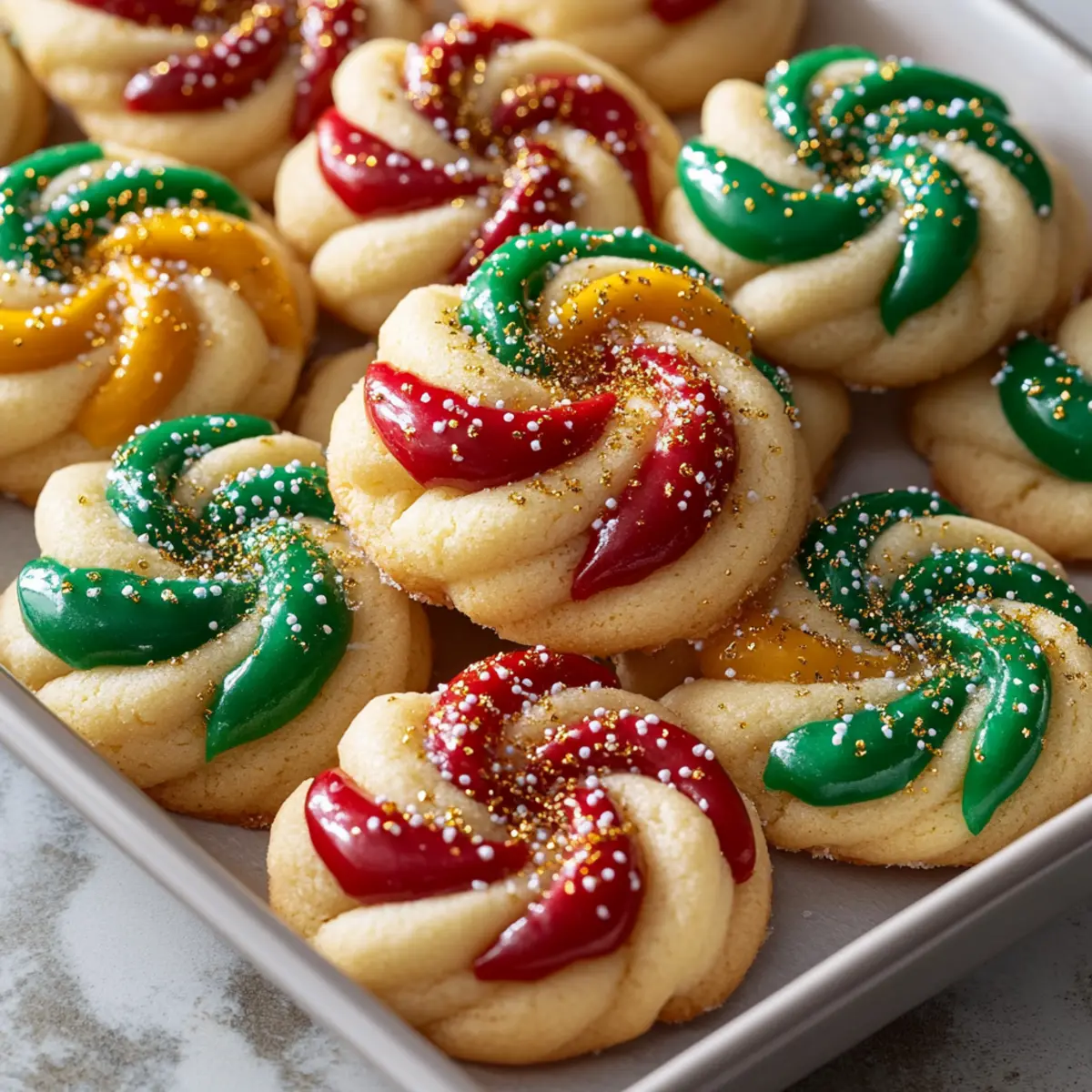 Twisted Christmas Cookies That Melt in Your Mouth