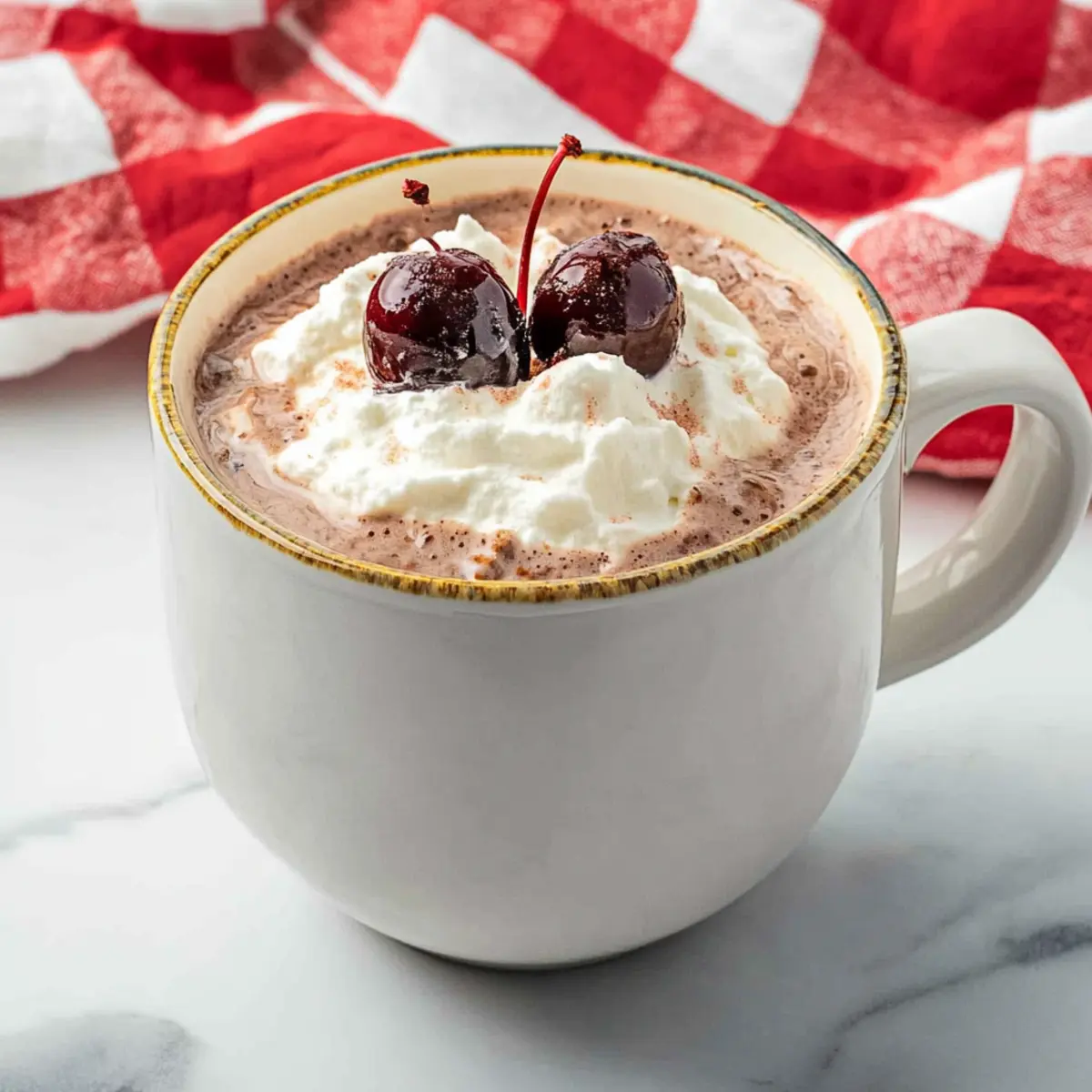 Chocolate Covered Cherry Hot Chocolate for Cozy Nights