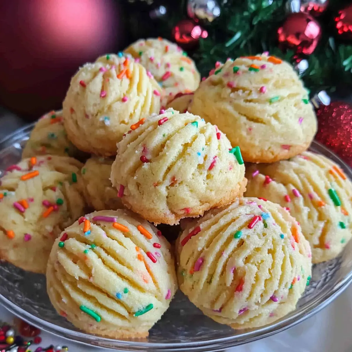 Indulge in Funfetti Snowball Cookies: Colorful Holiday Joy