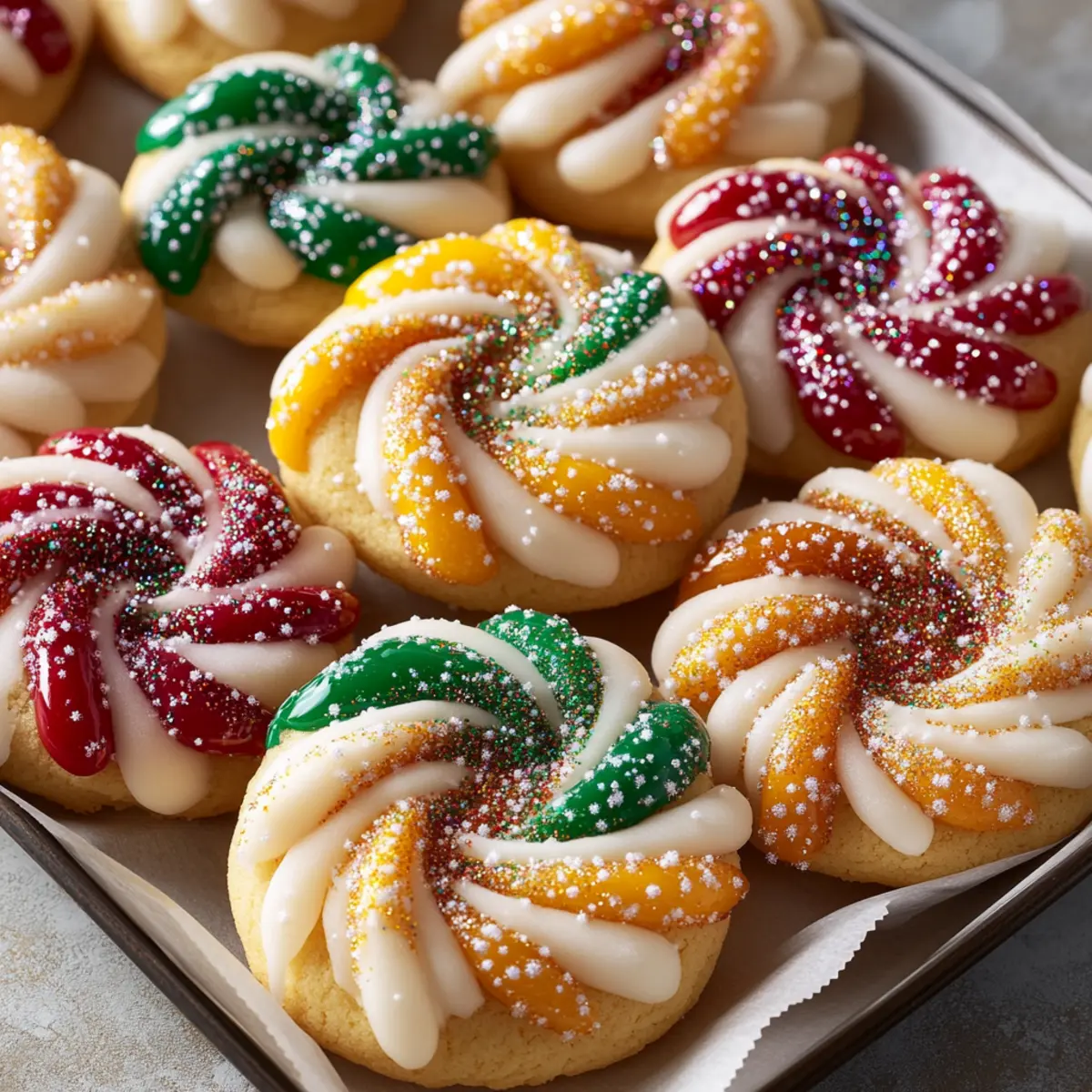 Twisted Christmas Cookies with Zesty Almond Flavor Bliss