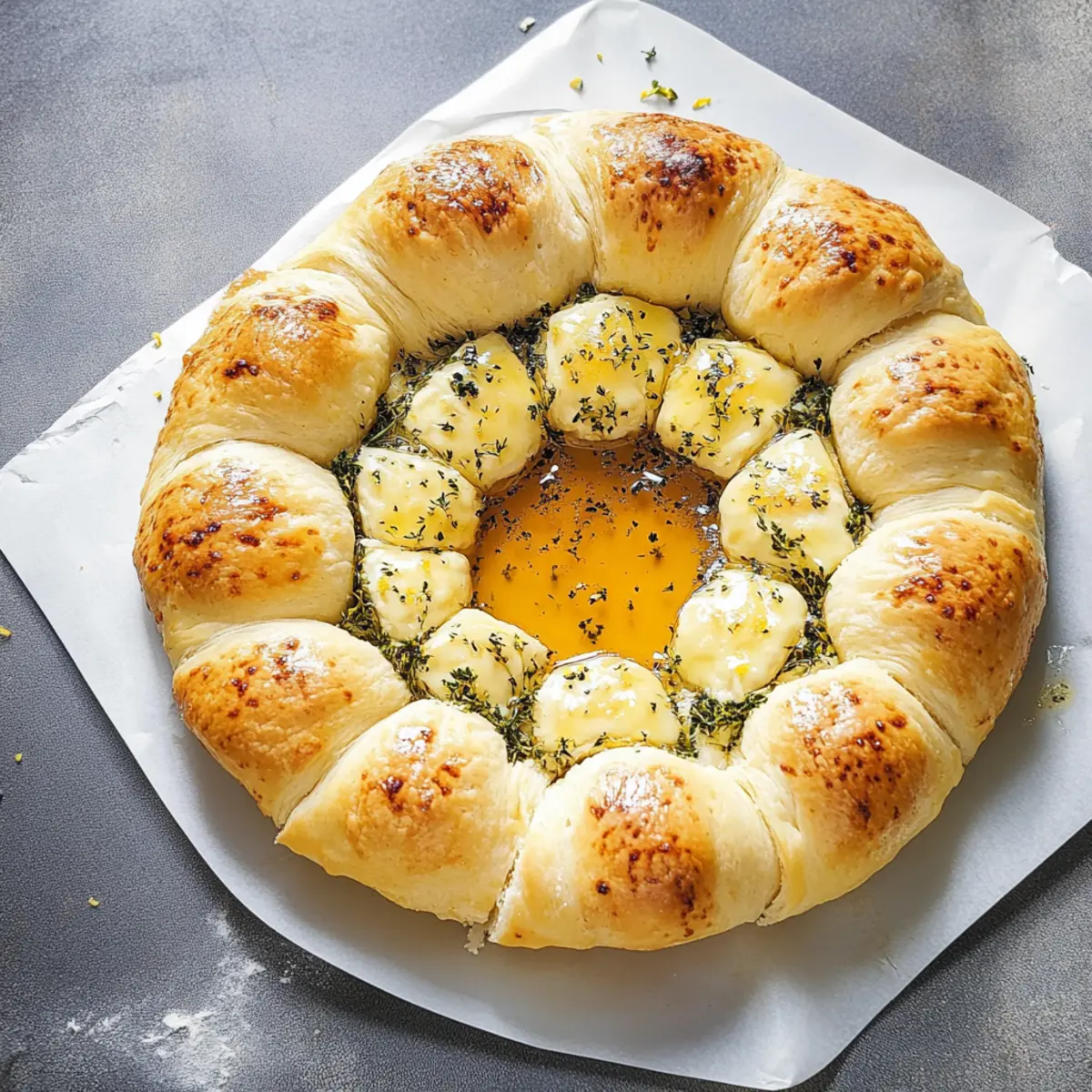 Heavenly Baked Brie Wreath: Warm, Gooey Holiday Delight