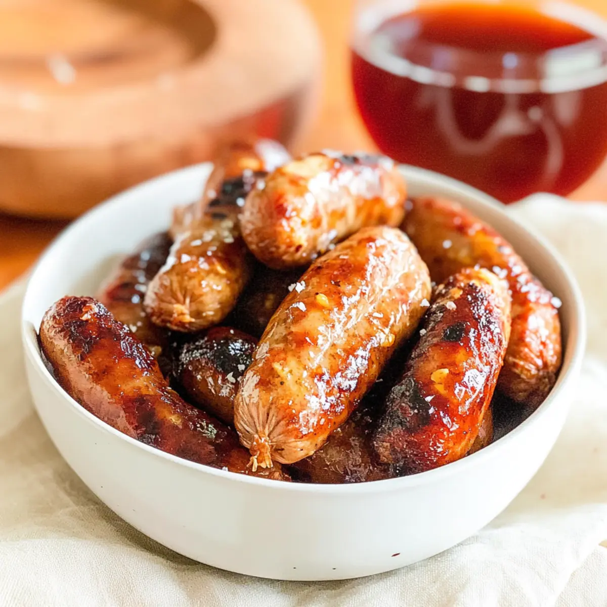 Irresistible Honey & Mustard Cocktail Sausages for Parties