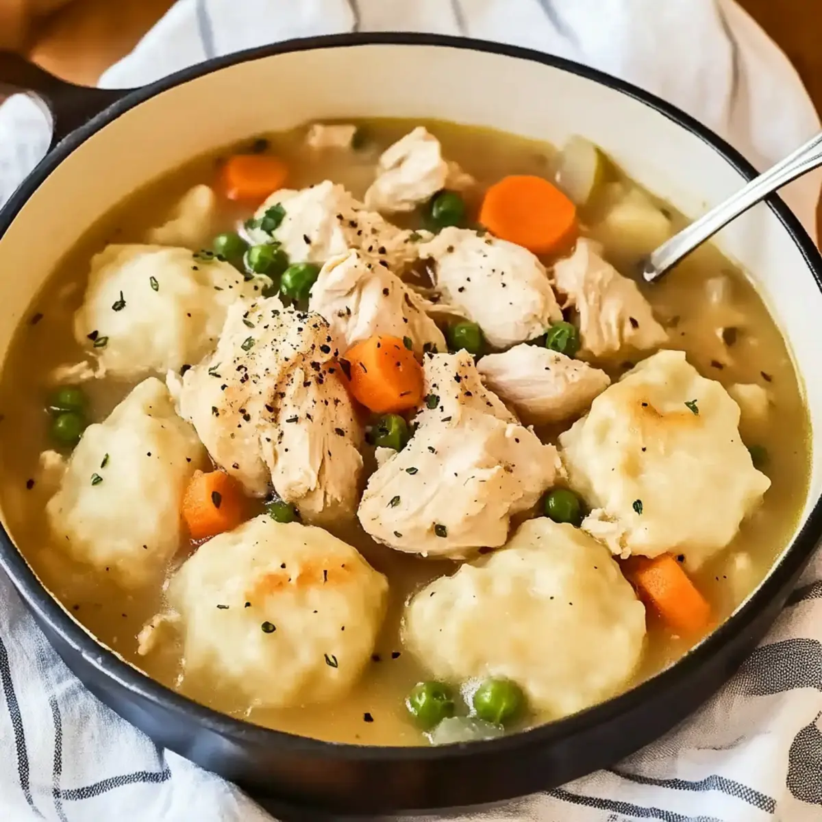 Cozy Up with Homemade Chicken and Dumplings Delight