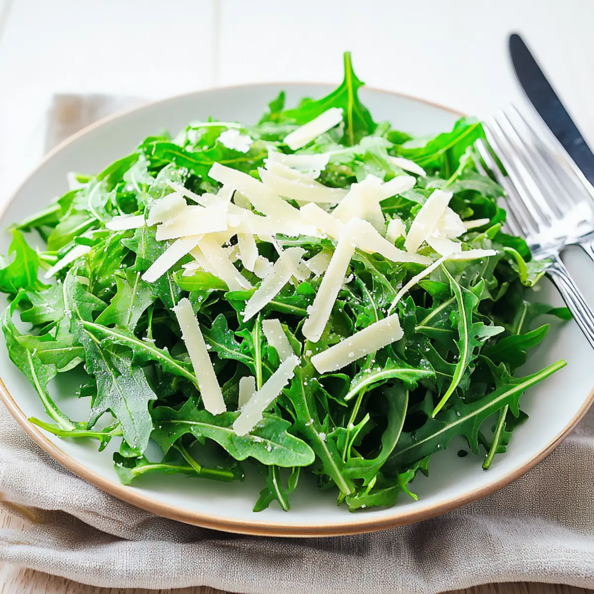 Bright and Simple Arugula Salad for Refreshing Summer Munching