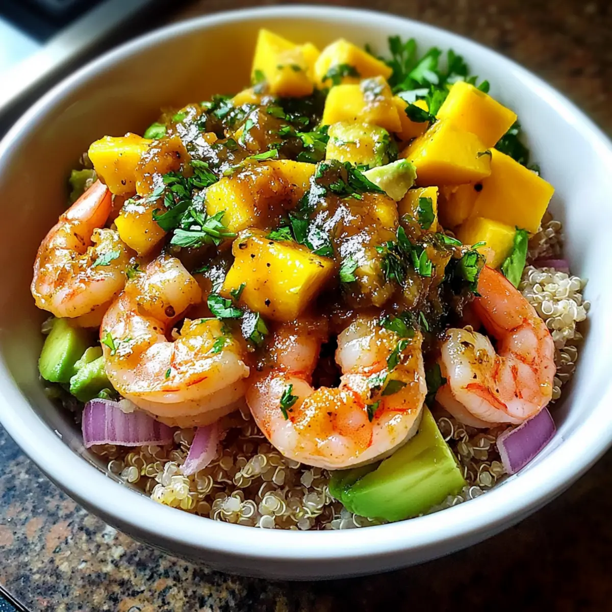 Delicious Shrimp Avocado Mango Bowls for a Healthy Lunch