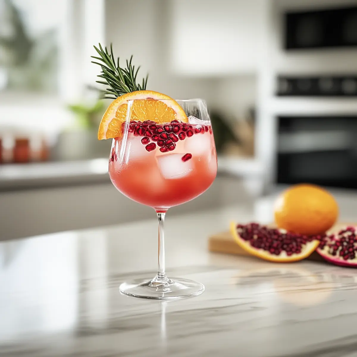 Orange Pomegranate Mocktail: A Sparkling Holiday Delight