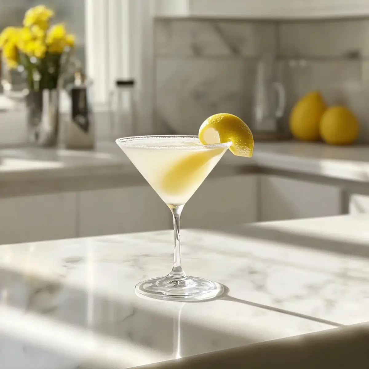 Chill Out with a Refreshing Lemon Drop Martini Mocktail
