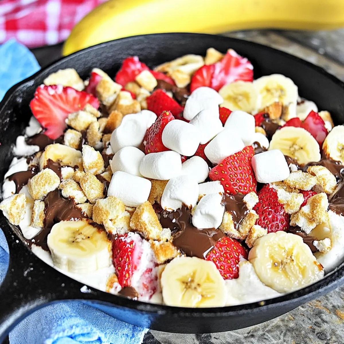 Decadent Banana Split Smores Dip for Sweet Lovers