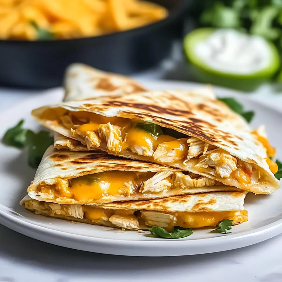 Savor Homemade Taco Bell Chicken Quesadilla in 25 Minutes