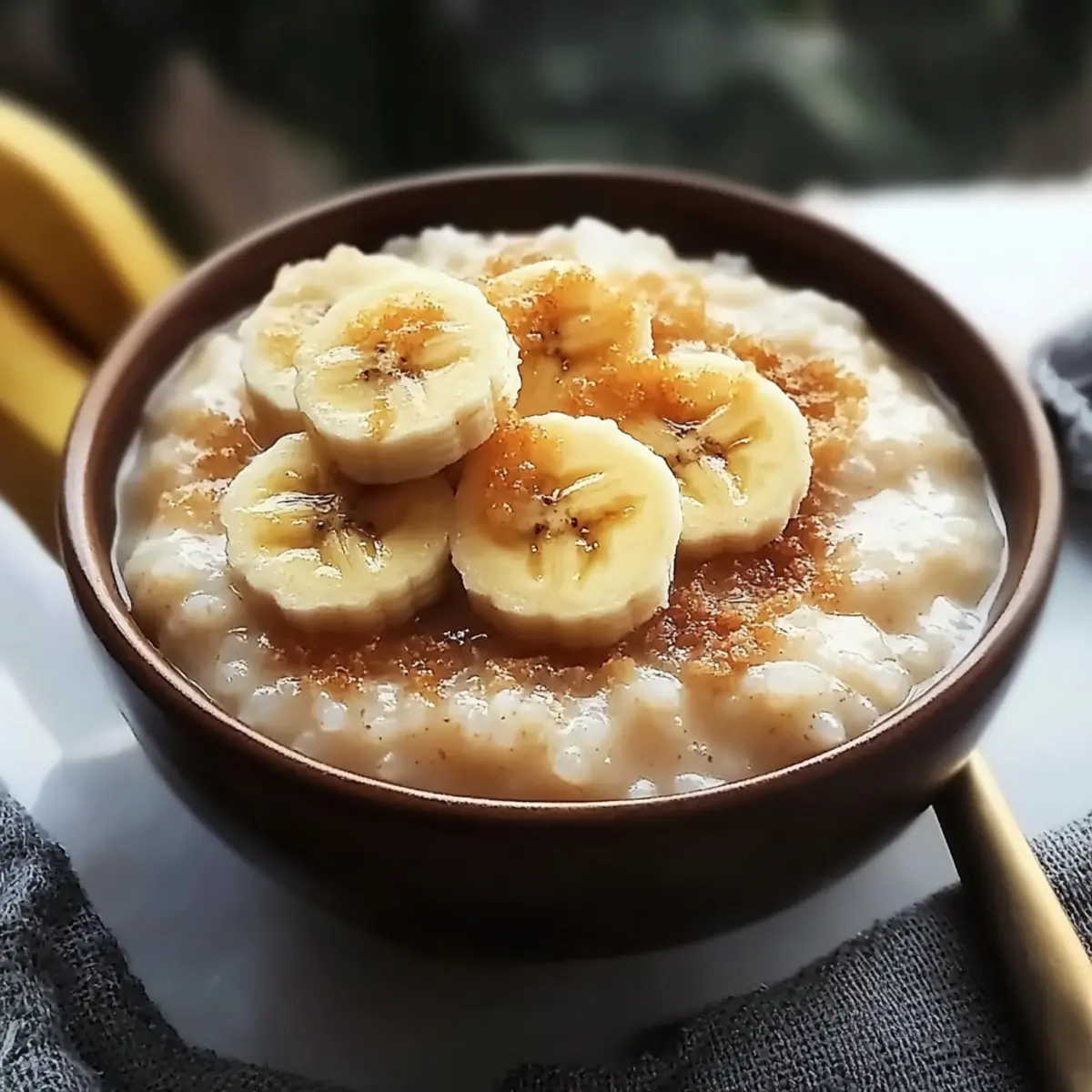 Creamy Japanese Banana Rice Pudding That Soothes the Soul