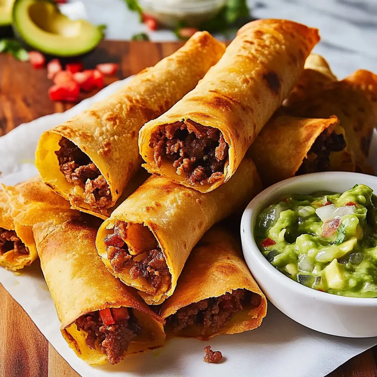 Irresistible Beef Taquitos: Quick Crispy Goodness at Home