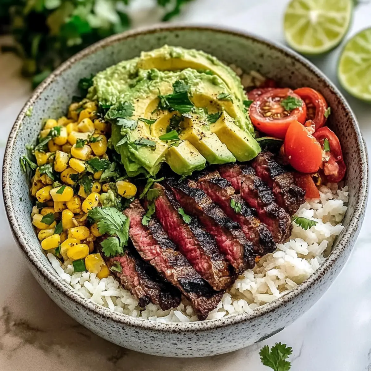 Zesty Cilantro Lime Steak Bowls for Quick Weeknight Delights