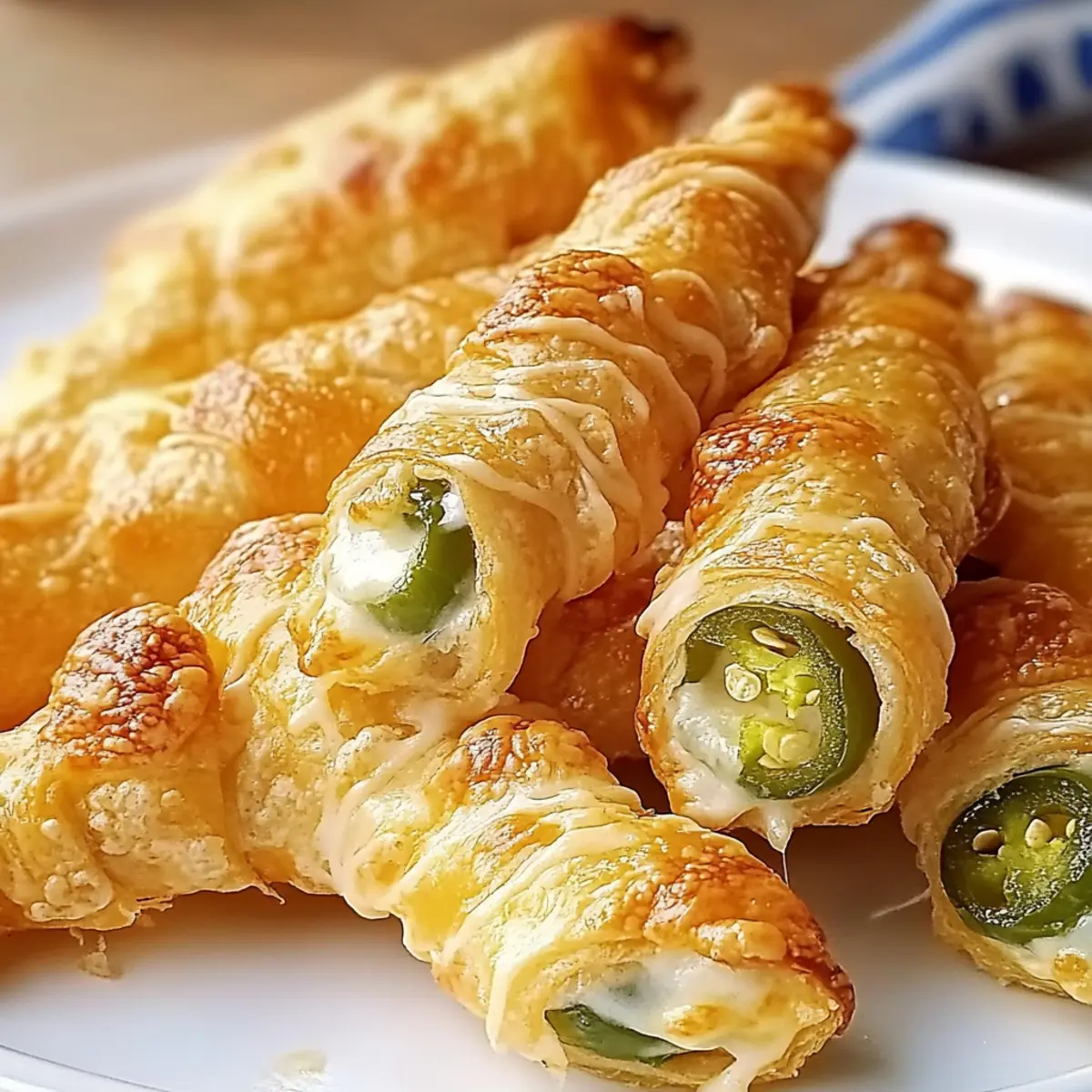 Spicy Jalapeno Popper Twists: Flaky Bites of Bliss