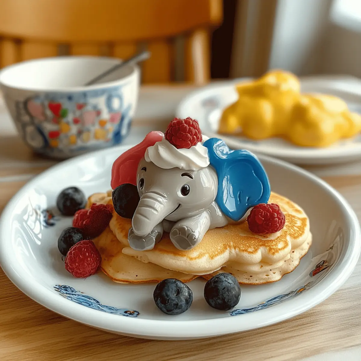 Delightful Dumbo Flying Elephant Pancakes for Magical Mornings