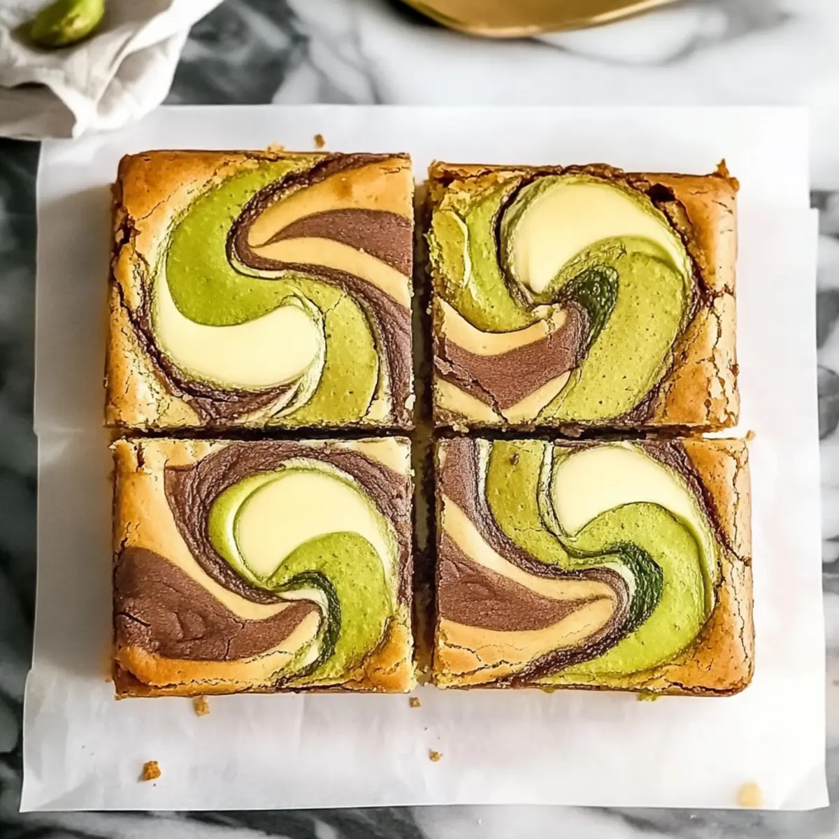 Decadent Pistachio Blondies You Can't Resist