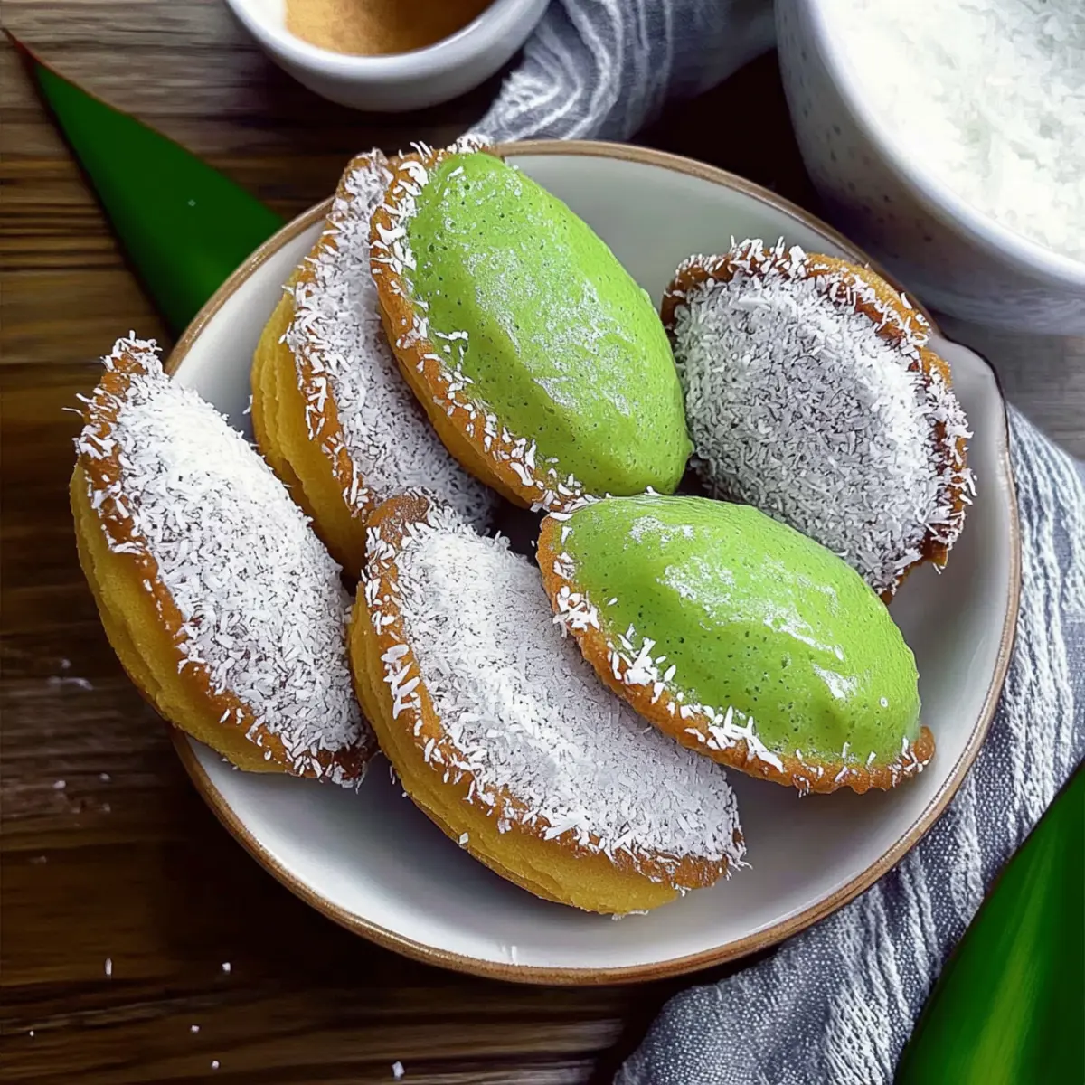 Pandan Coconut Madeleines for a Tropical Teatime Treat