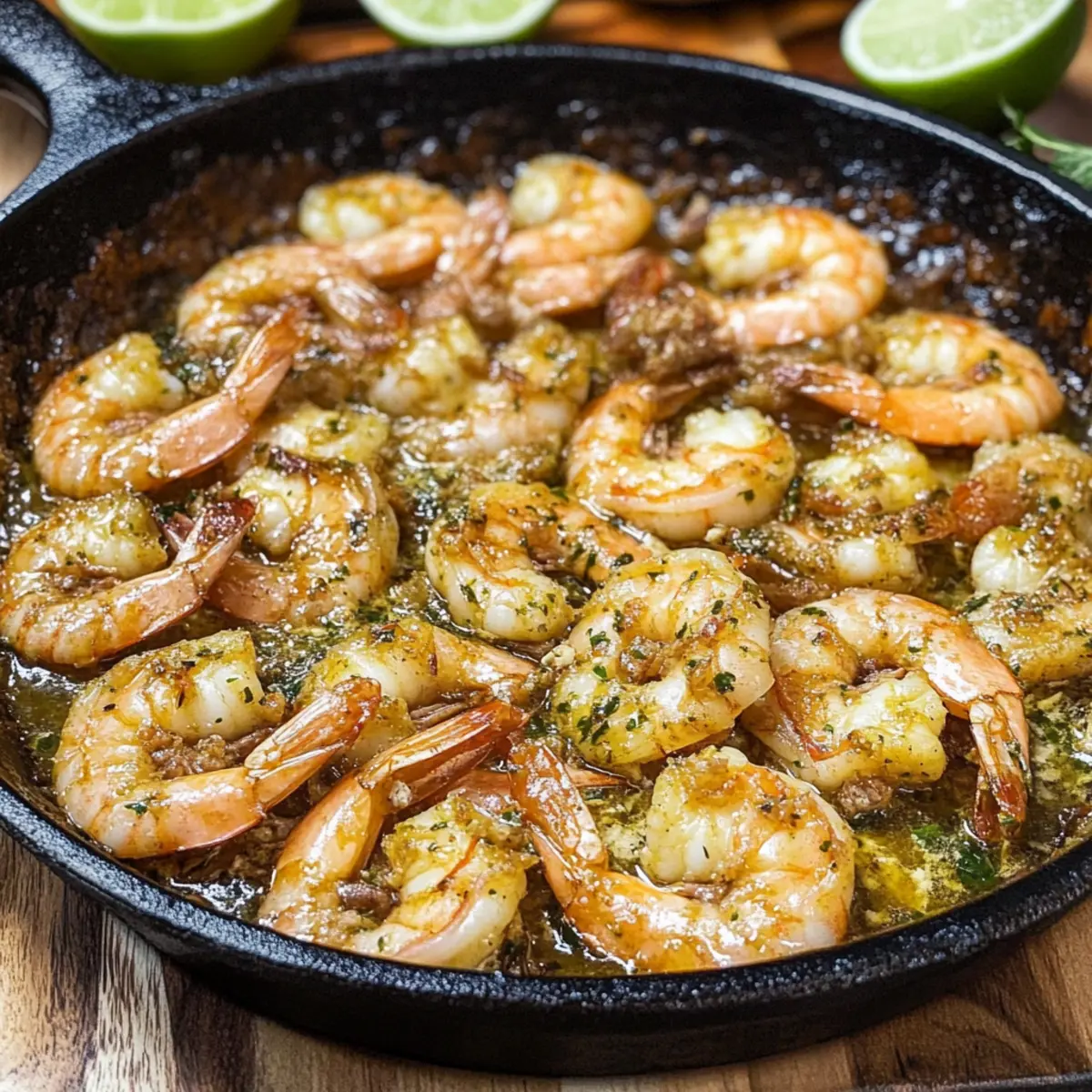 Hatch Chile Smoked Shrimp: Spicy Garlic Butter Delight
