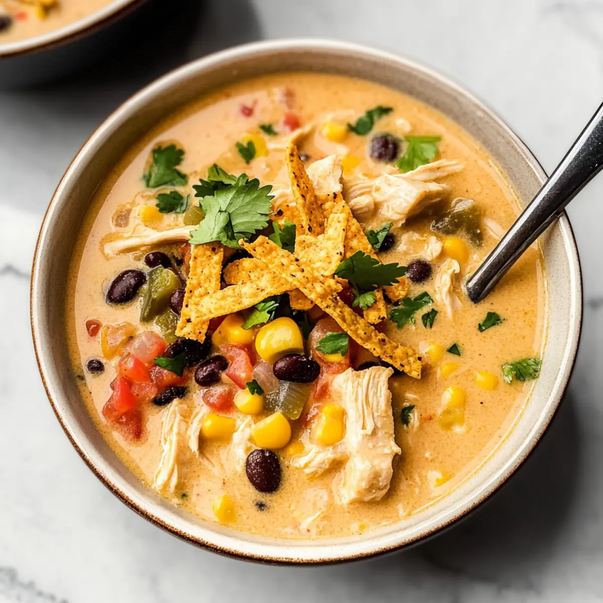 Creamy Chicken Taco Soup: Cozy Comfort in Every Spoonful