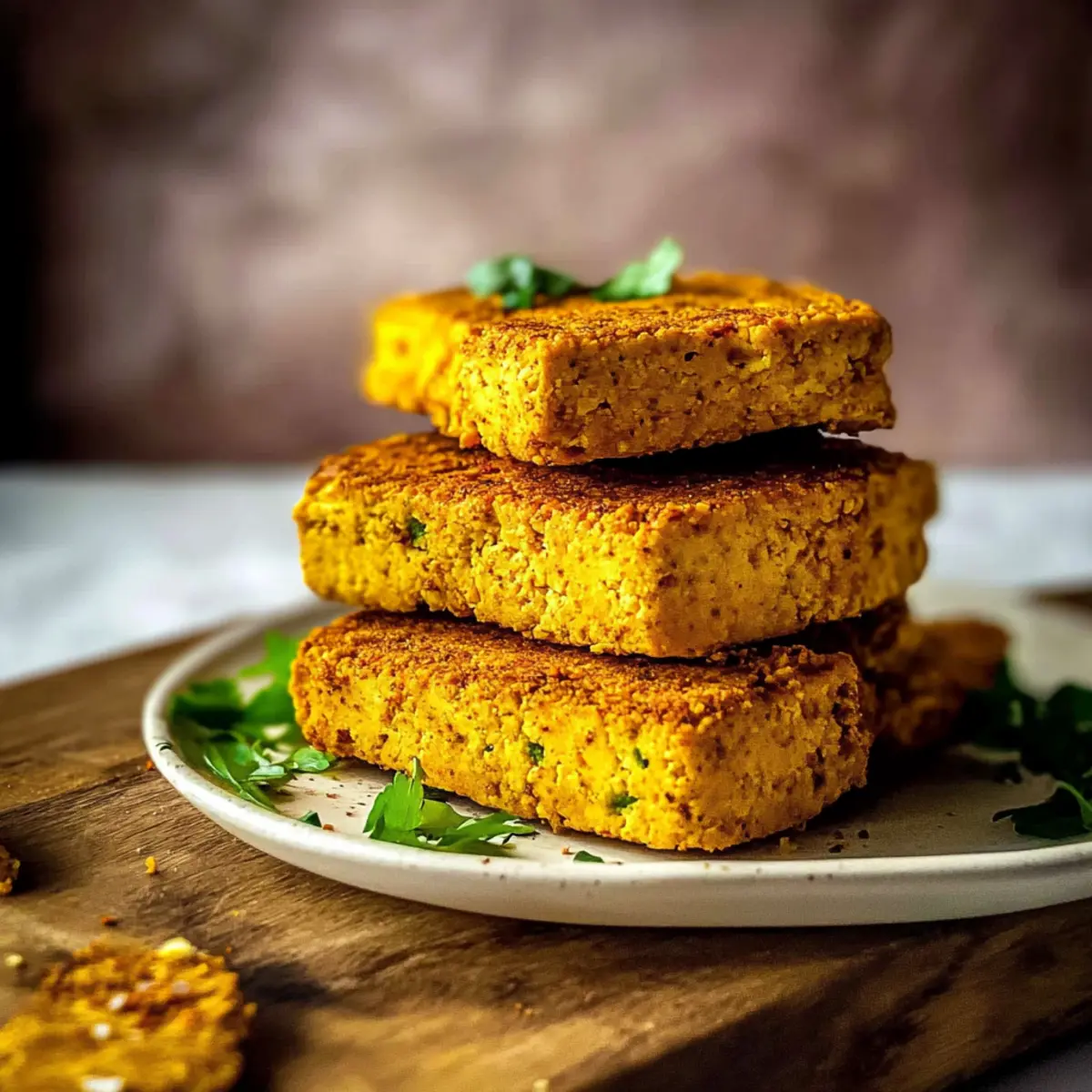 Savory Eggy Tofu Patties for a Delightful Vegan Breakfast