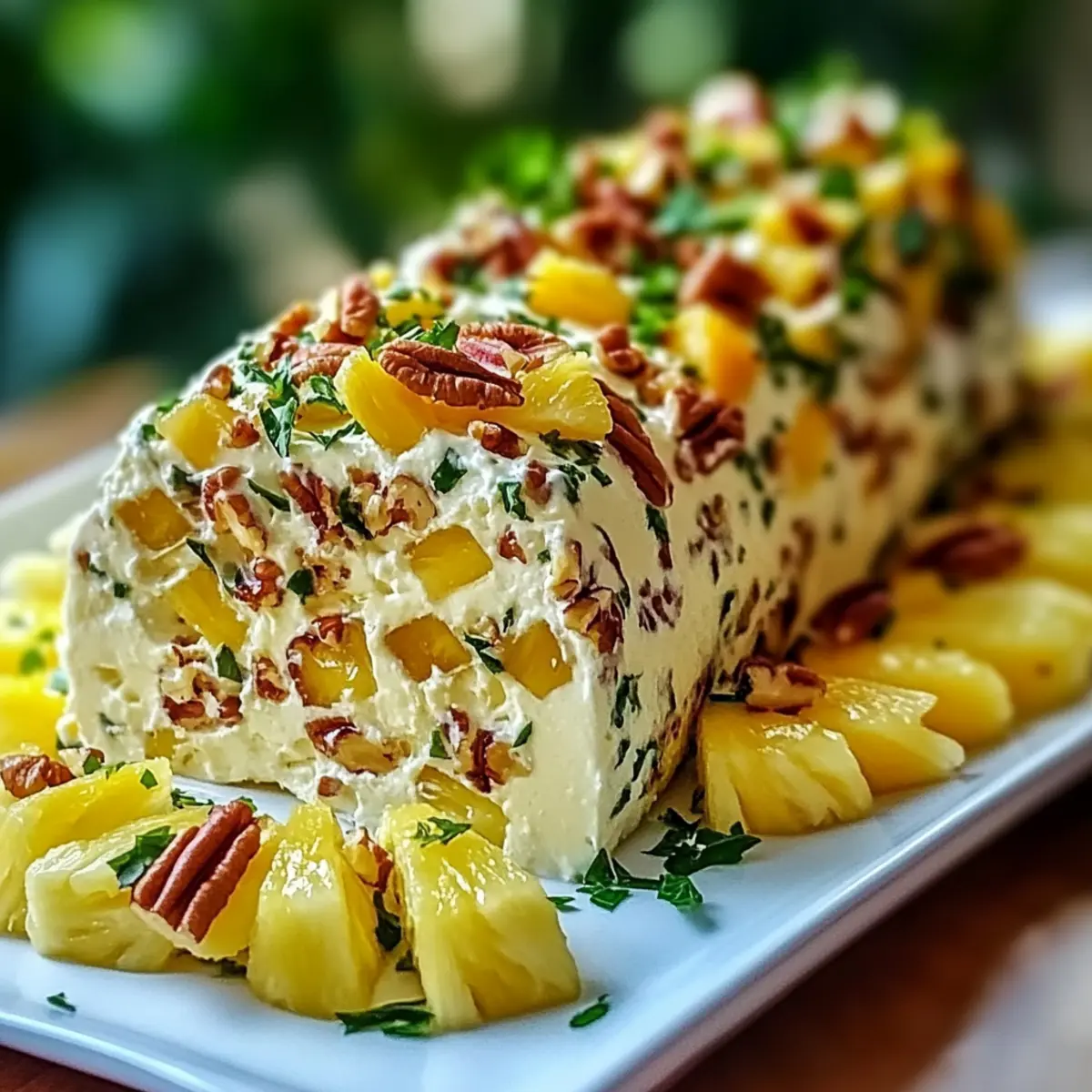 Tropical Jalapeño Pineapple Cream Cheese Log: Easy & Delicious
