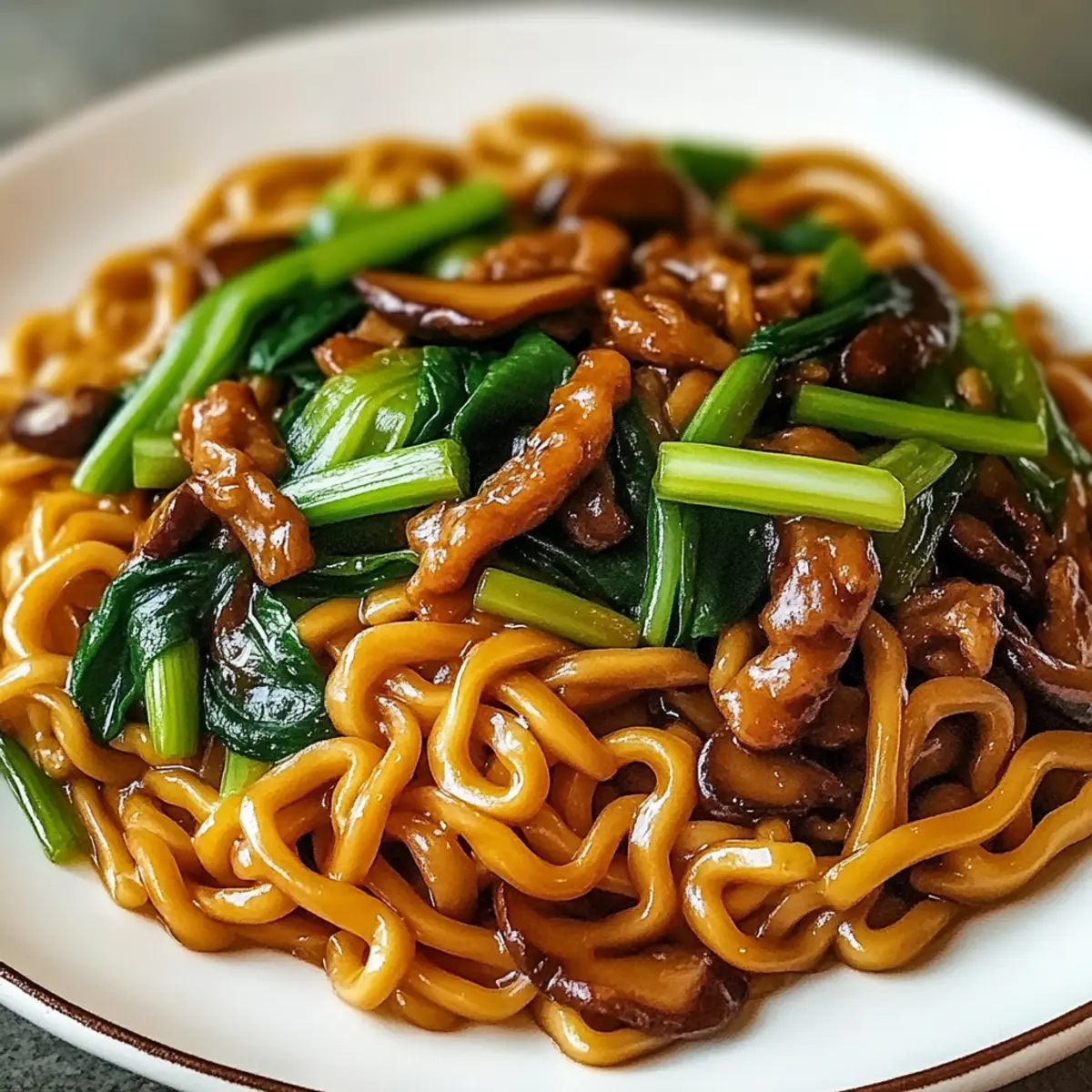 Savory Shanghai Fried Noodles You Can Easily Customize
