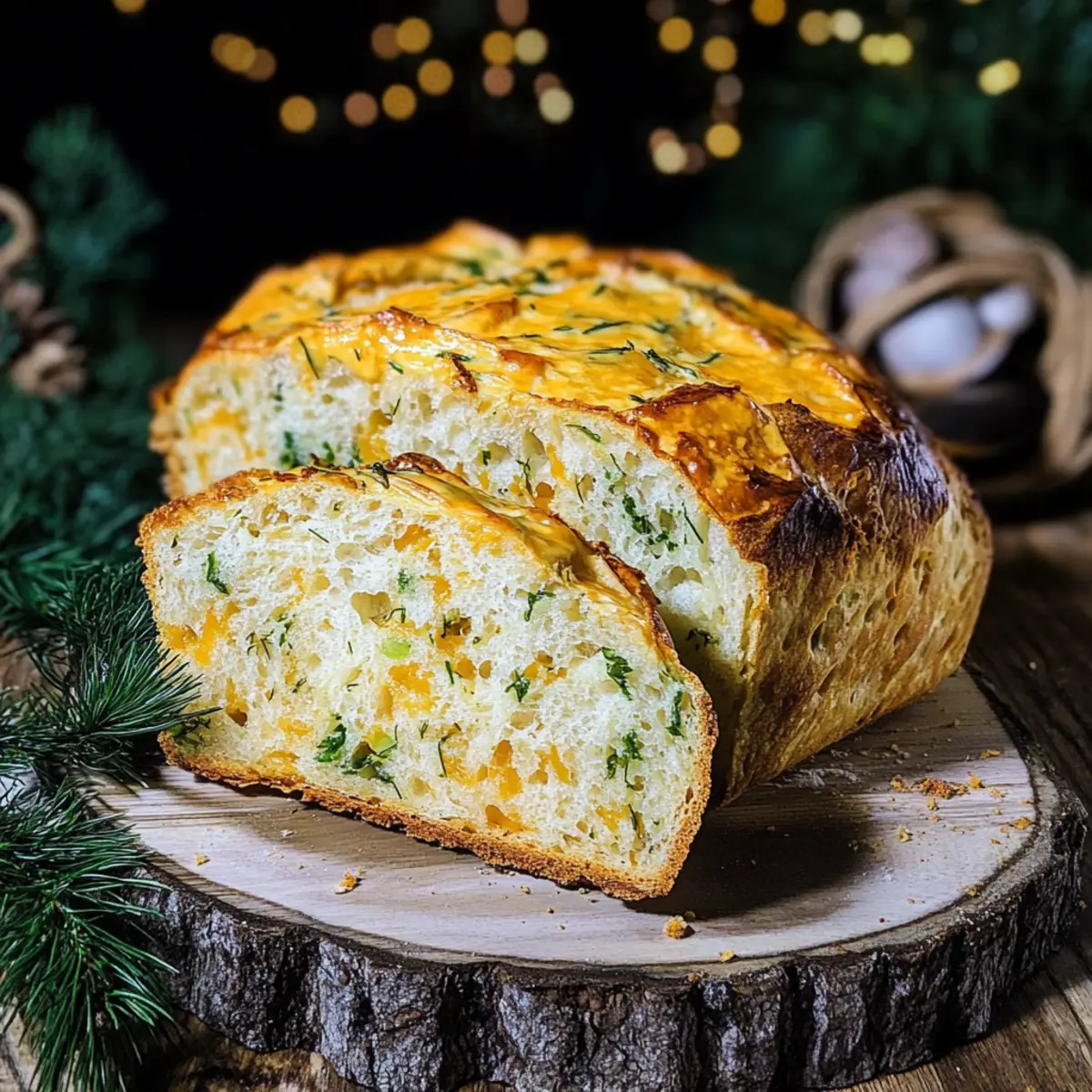 Cheddar and Herb Soda Bread for Effortless Cozy Evenings