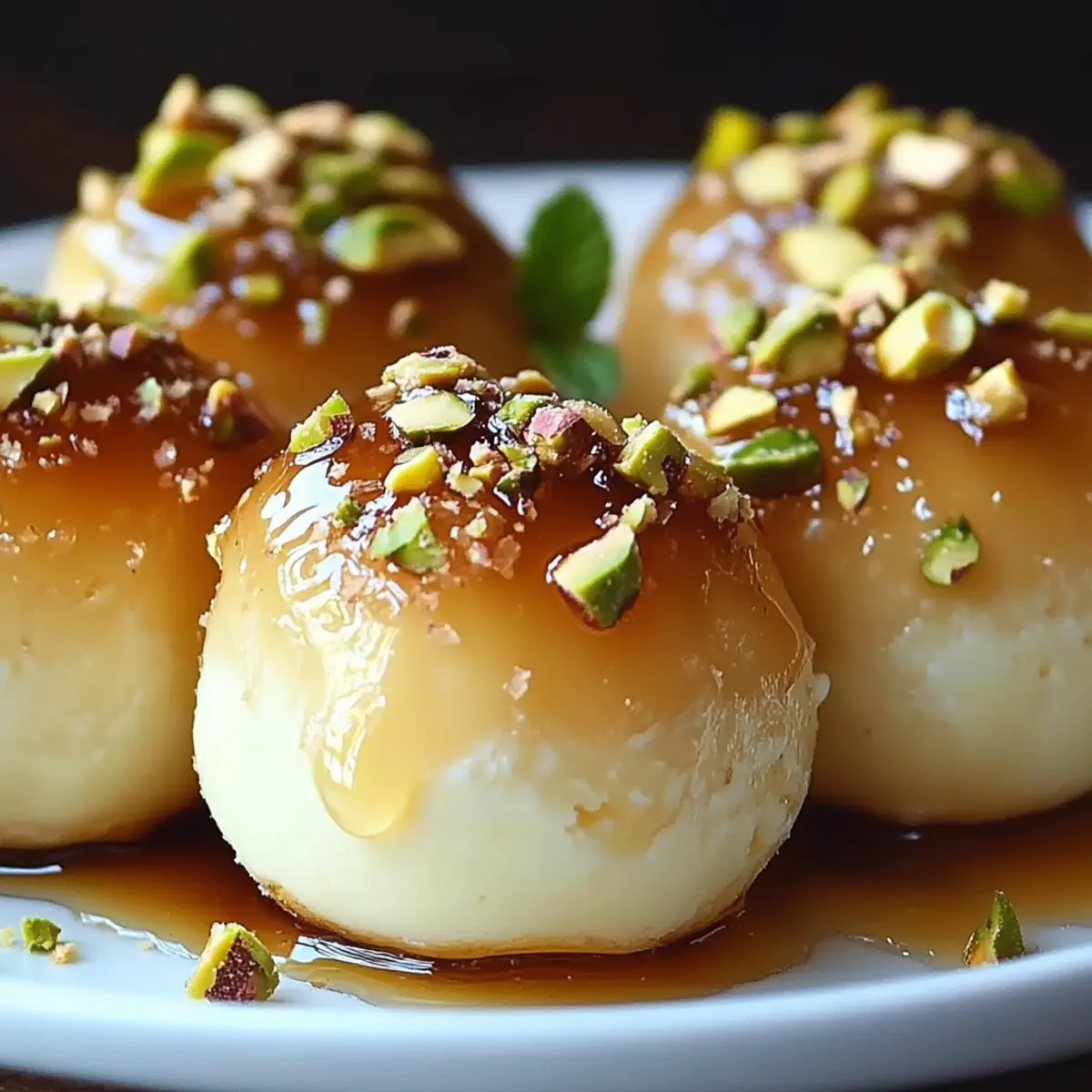 Irresistible Ricotta Pistachio Honey Bites for a Sweet Treat