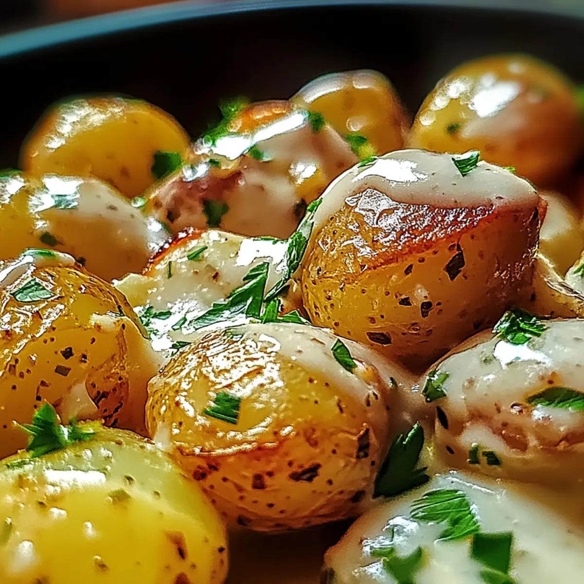 Creamy Garlic Baby Potatoes That Will Make You Smile