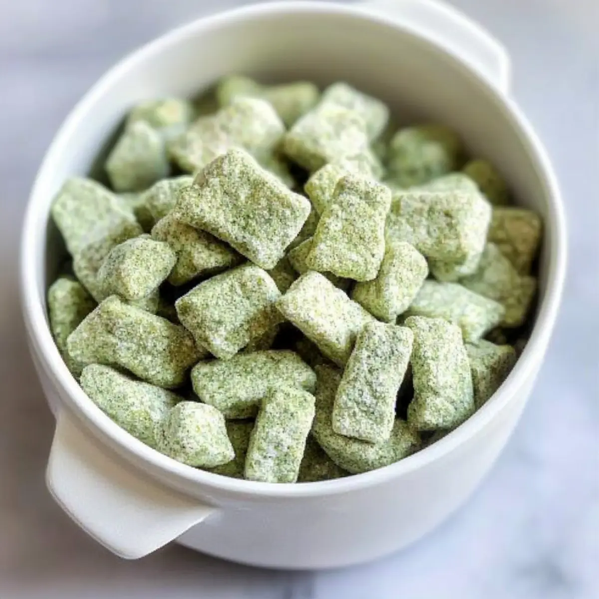 Healthy Matcha Green Tea Muddy Buddies for Guilt-Free Snacking