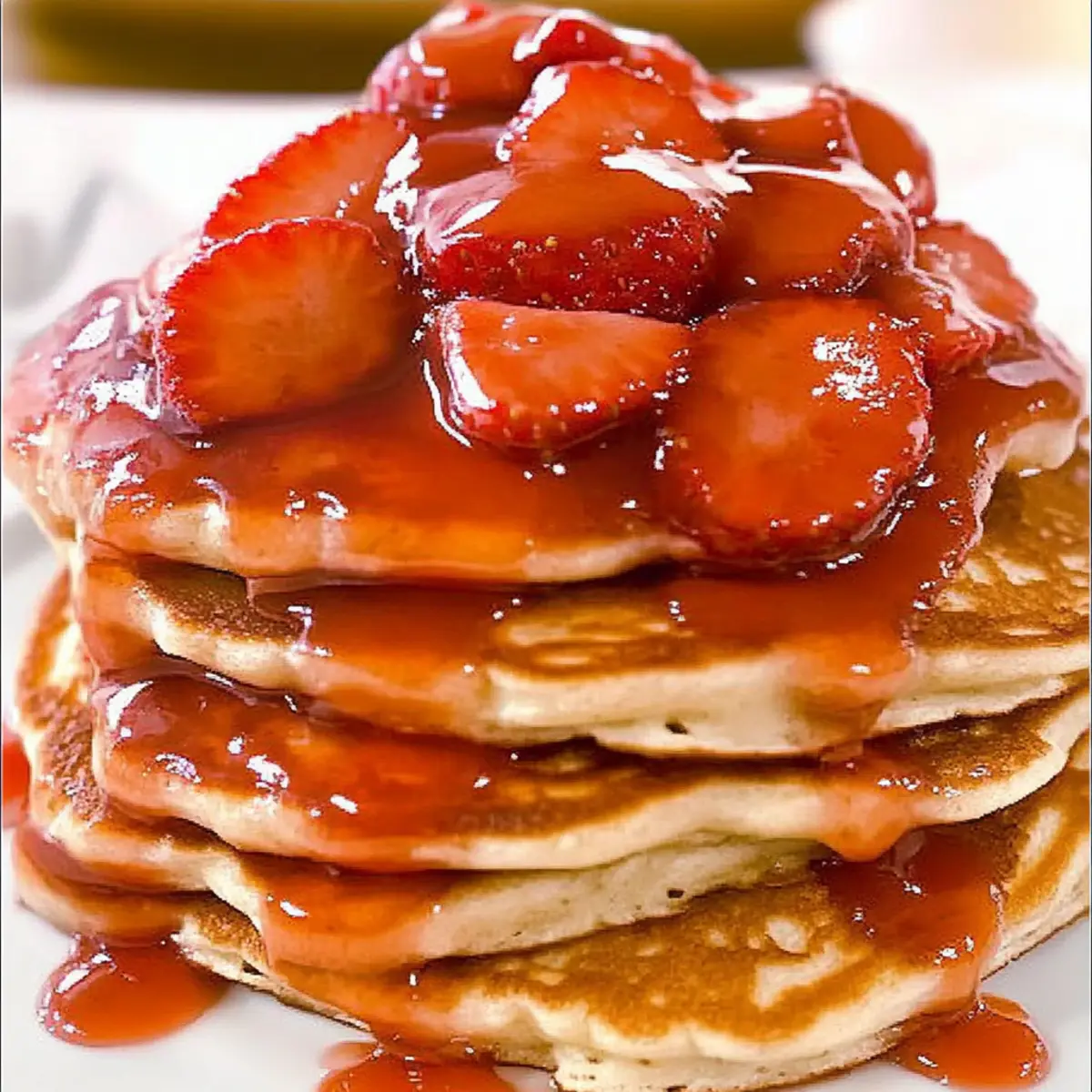 Heavenly Strawberry Cheesecake Pancakes to Savor Every Bite