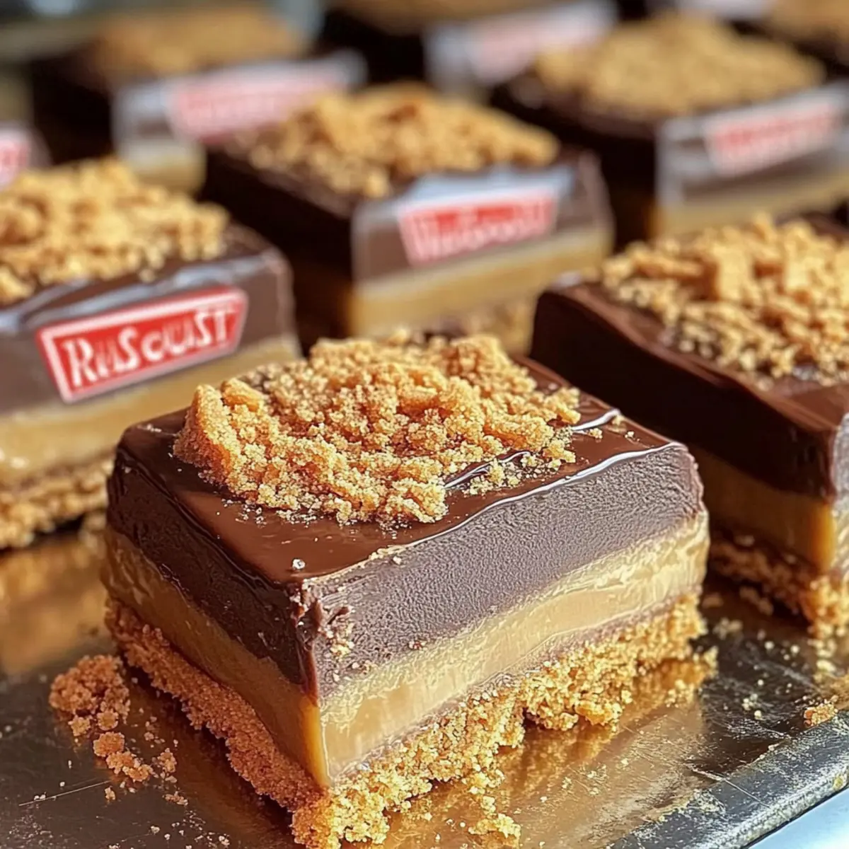 Heavenly Biscoff Millionaires Traybake for Sweet Cravings