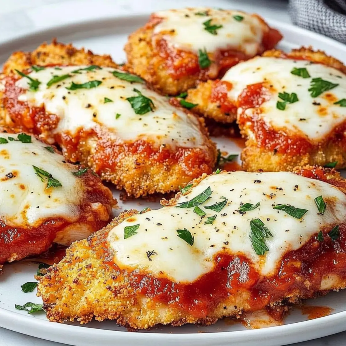 Crispy Air Fryer Chicken Parmesan for a Happy Family Dinner