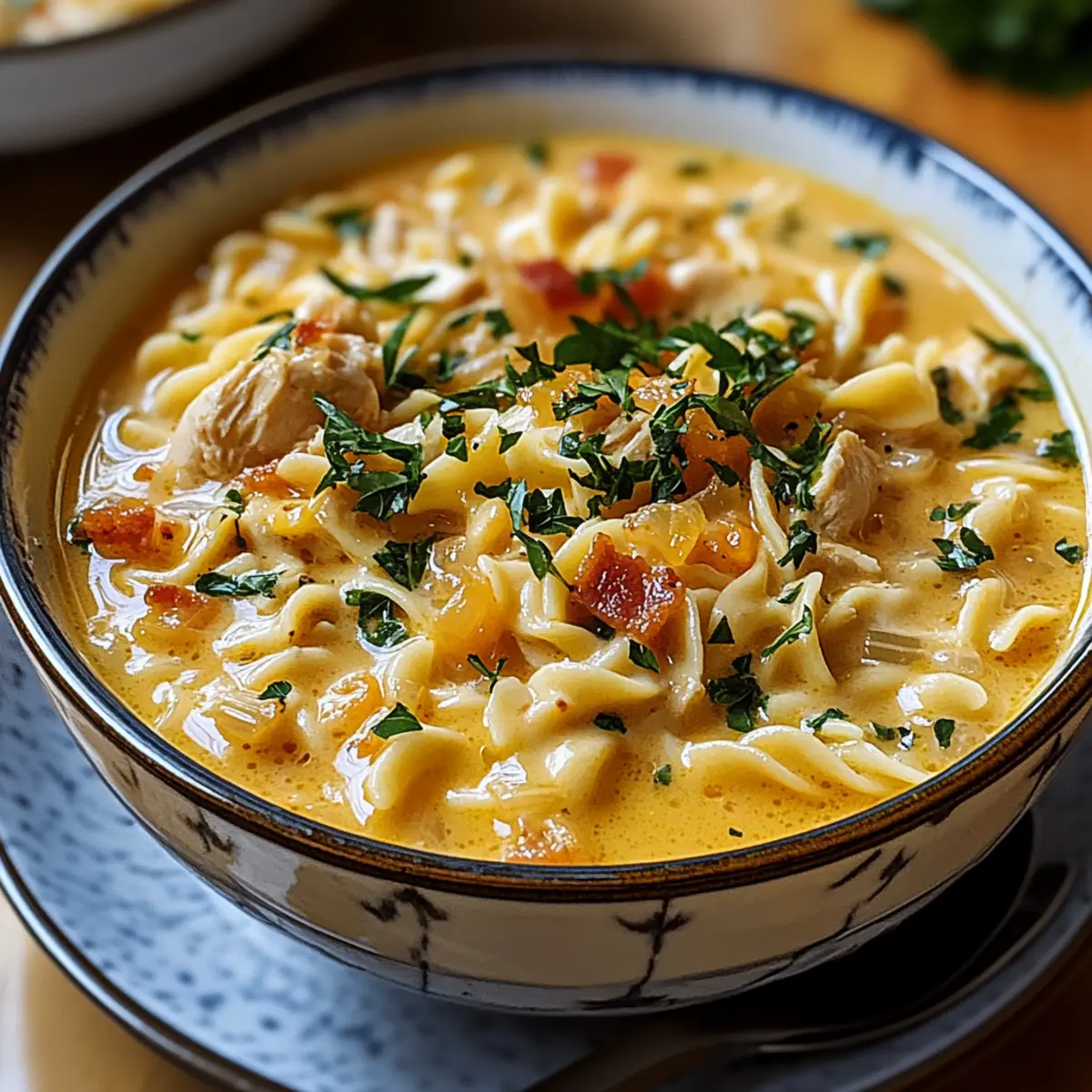 Creamy Crack Chicken Noodle Soup That Comforts the Soul