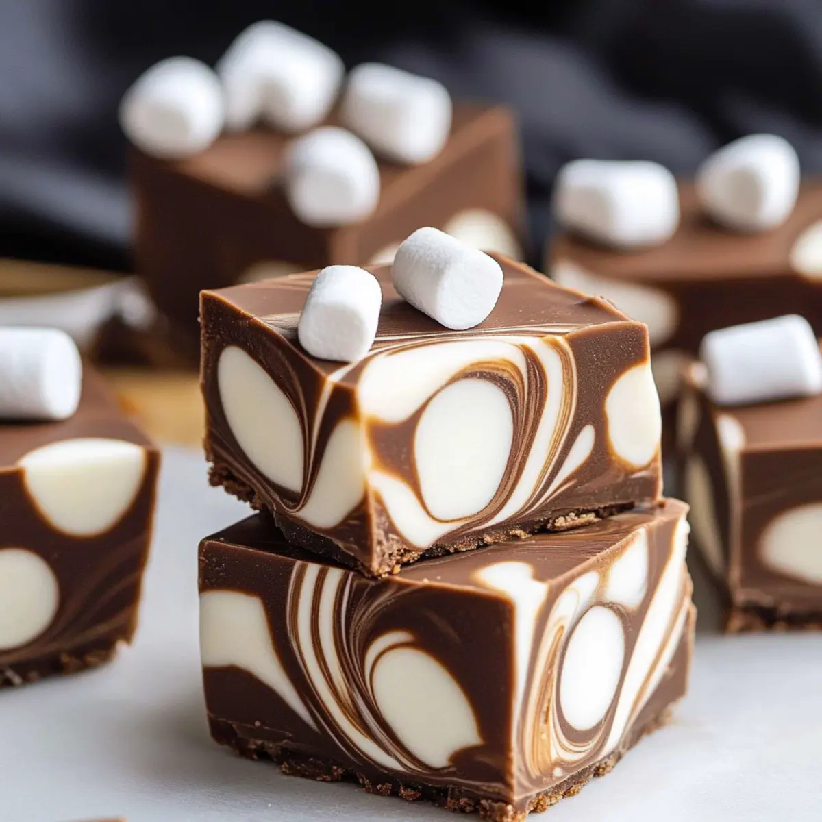 Marshmallow Swirl Fudge: Irresistibly Creamy Holiday Delight