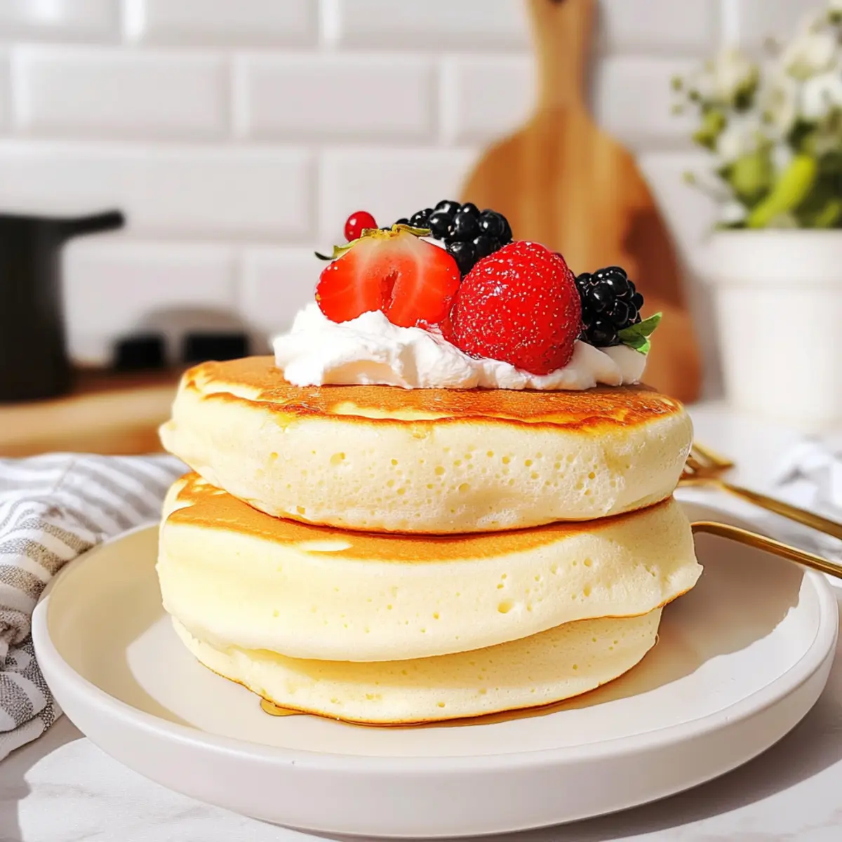 Master Fluffy Japanese Soufflé Pancakes for a Dreamy Breakfast