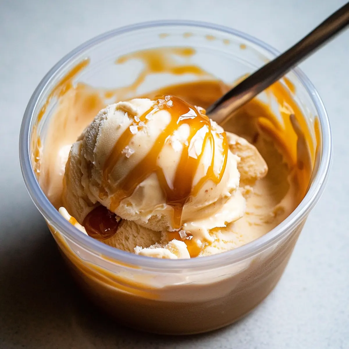 Ninja Creami Salted Caramel Ice Cream That's Guilt-Free Bliss
