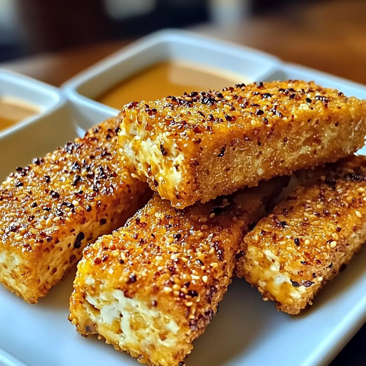 Crispy Baked Honey Mustard Tofu Tenders You’ll Love Every Bite