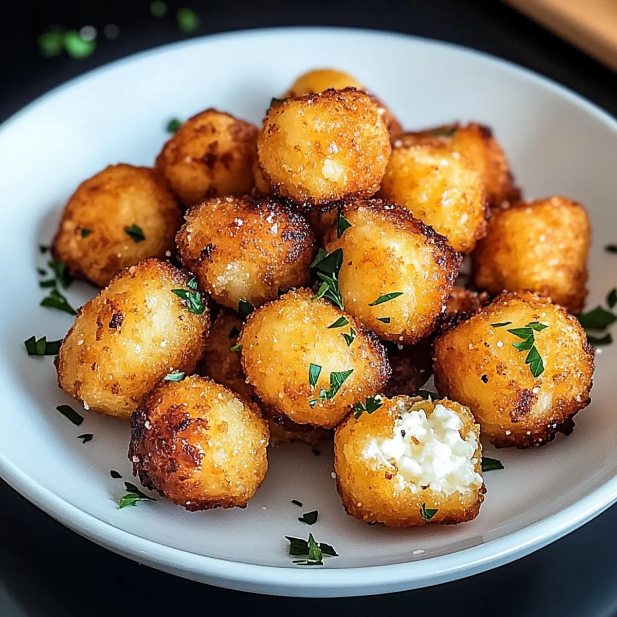 Crispy Cottage Cheese Tots for a Quick Snack Delight