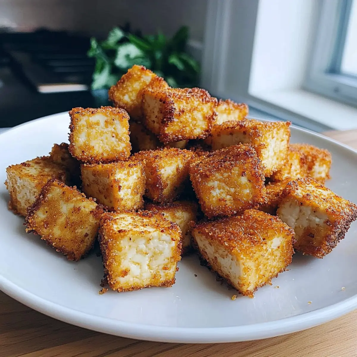 Air Fryer Crispy Tofu in 20 Minutes – Taste the Crunch!