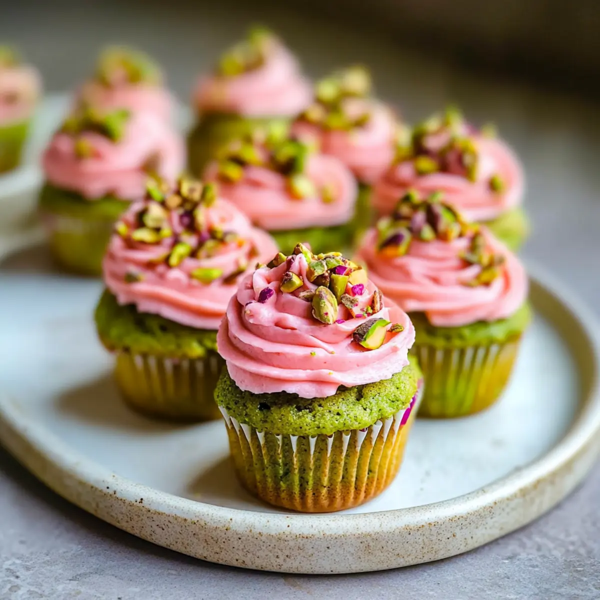 Vegan Mini Rose Pistachio Cupcakes That Wow Every Celebration