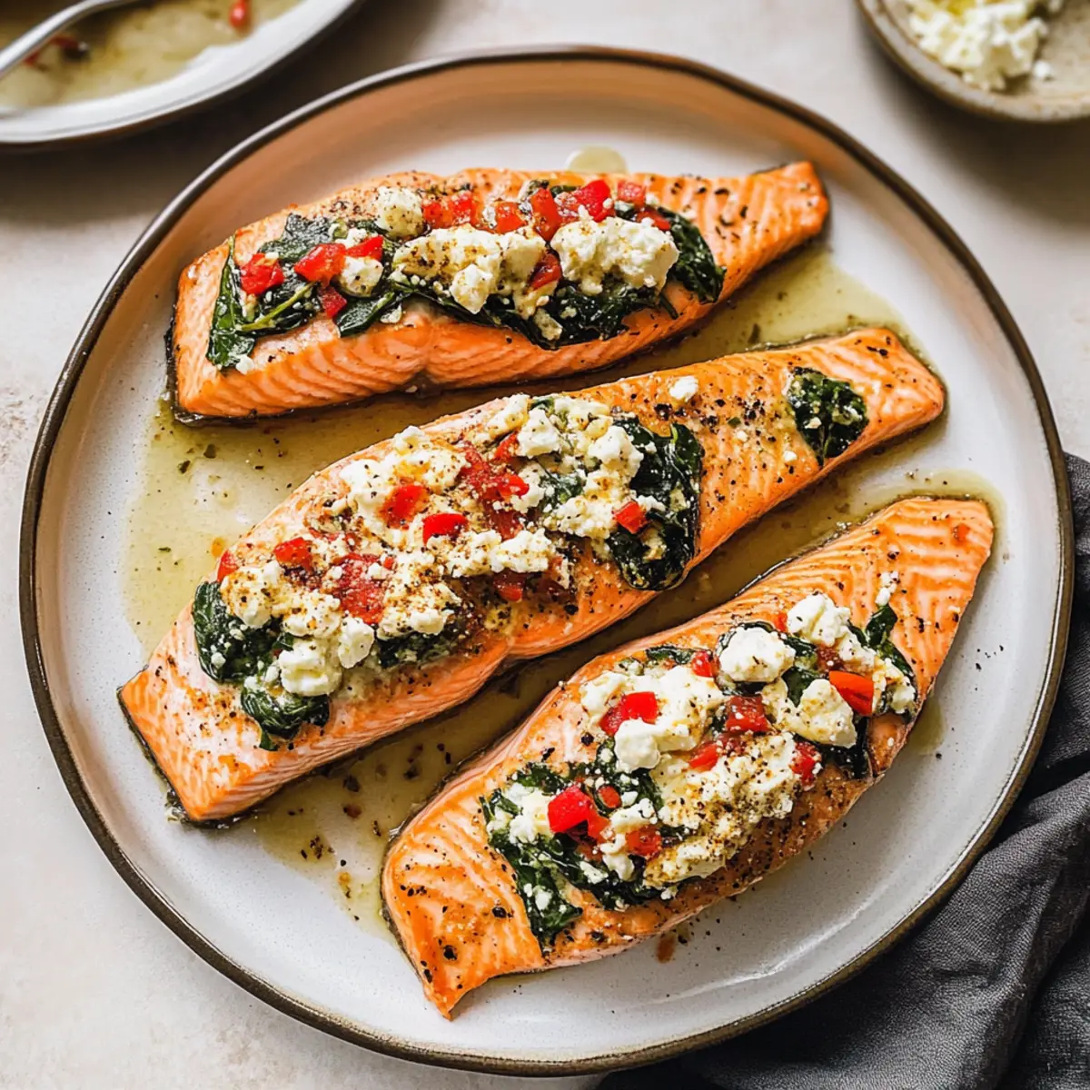 Stuffed Salmon With Spinach & Feta: A Healthy Delight