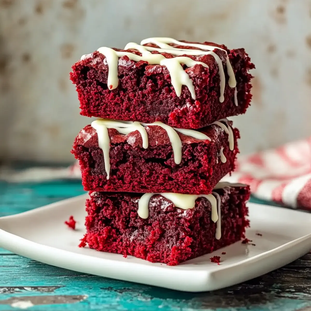 Fudgy Red Velvet Brownies That Melt in Your Mouth