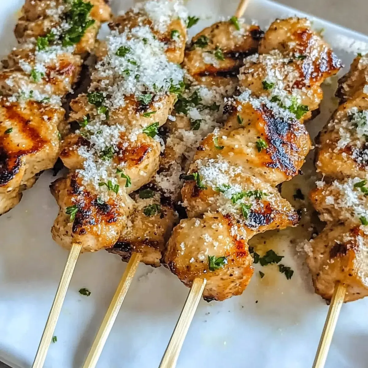 Ranch Garlic Parmesan Chicken Skewers for Your Next BBQ Fun