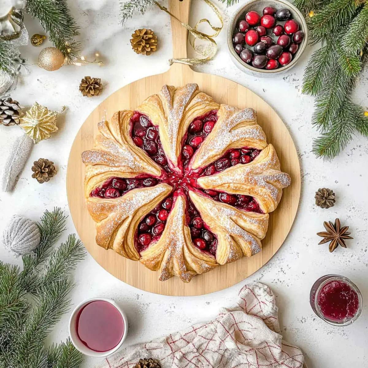 Cranberry Star Bread: Delightful Holiday Baking Made Easy