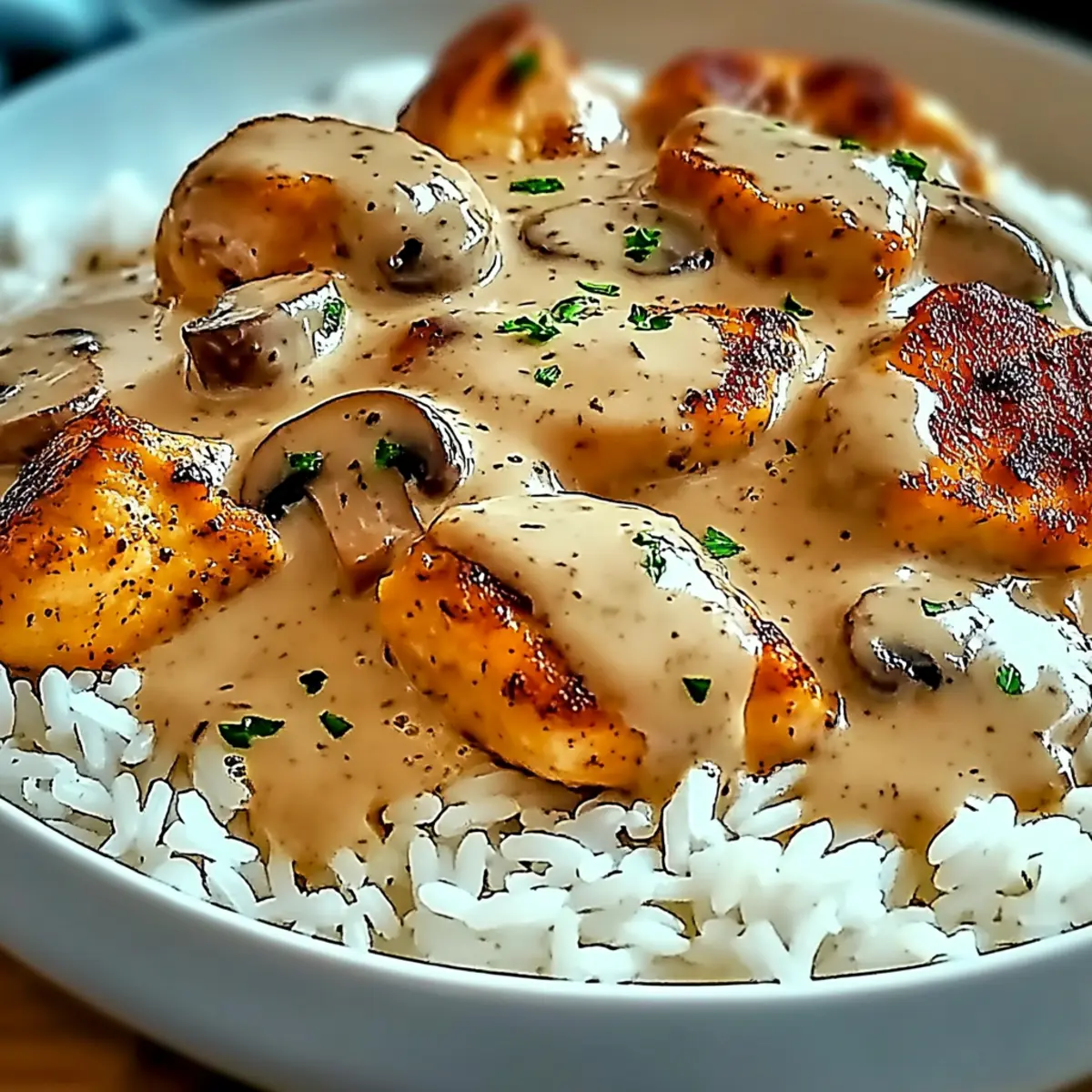 Savory Smothered Chicken and Rice for Cozy Weeknight Meals