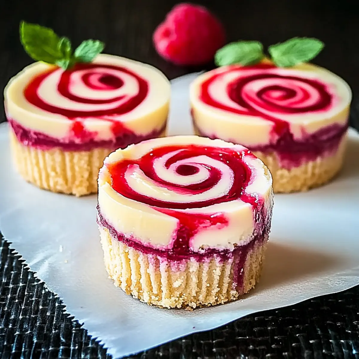 Raspberry Swirled Mini Cheesecakes That Wow Every Time