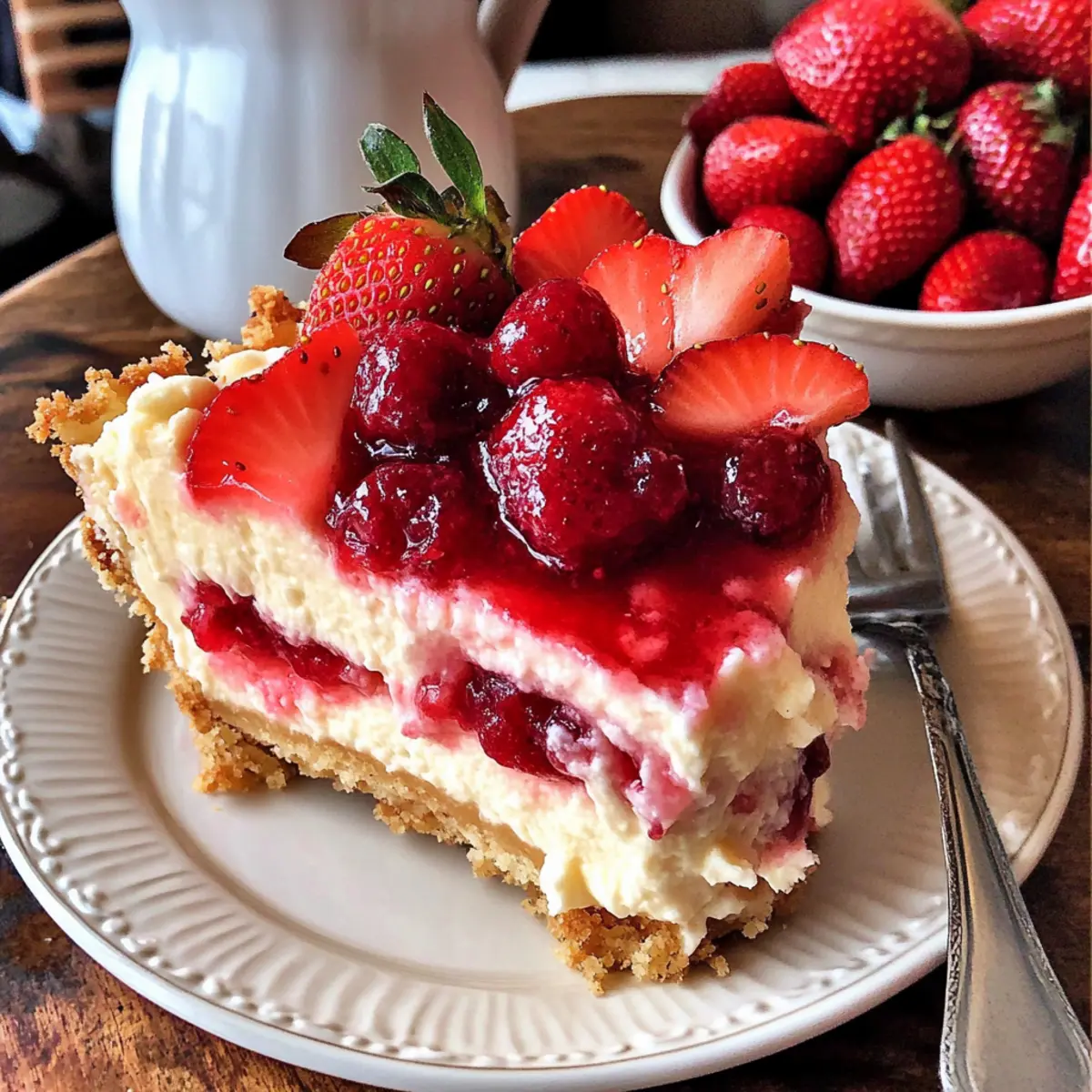 Irresistible Strawberry Cheesecake Dump Cake Recipe in Minutes