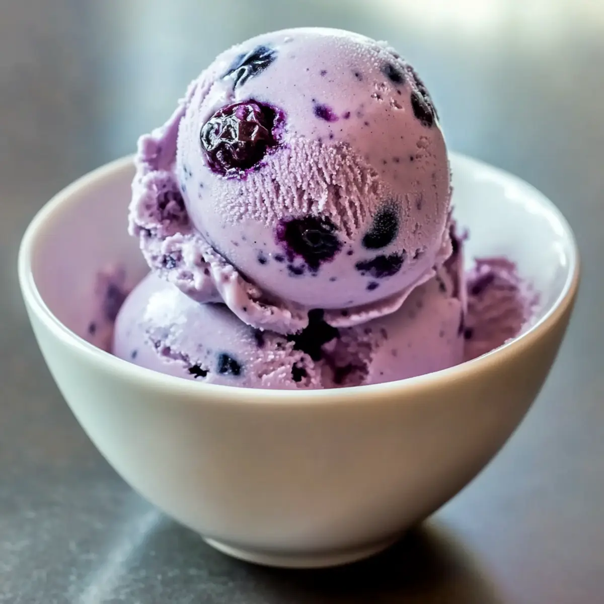 Creamy Blueberry Cottage Cheese Ice Cream You’ll Love